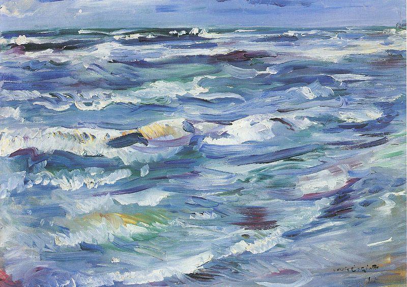Lovis Corinth Meer bei La Spezia Sweden oil painting art